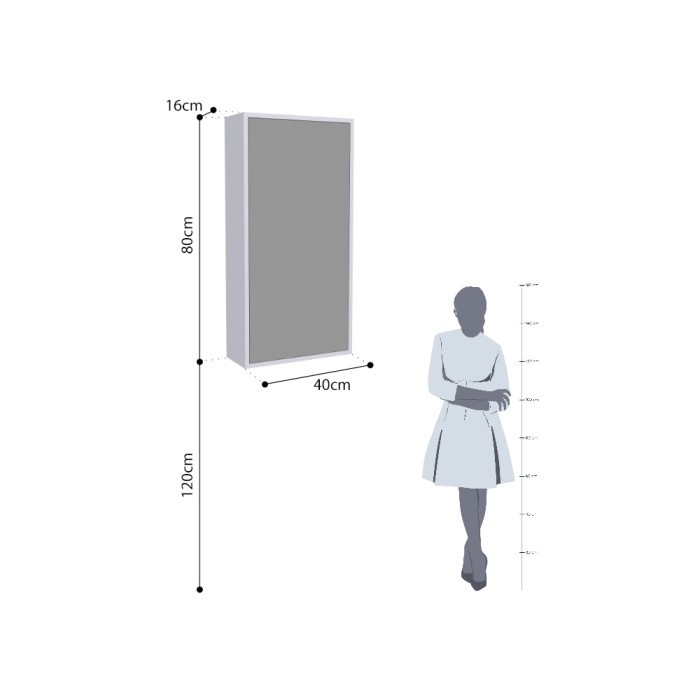 Terlaris Informa - Informa Rush Kabinet Kamar Mandi Dengan Cermin - Putih