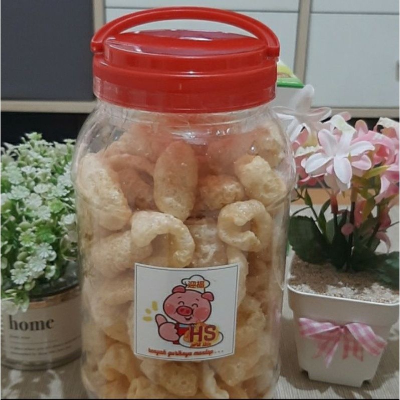 

kerupuk kulit babi HS kwalitas premium uk.2liter dan 3liter.