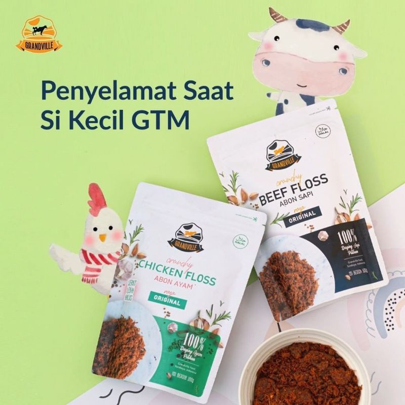

Grandville Abon Original / abon anak No MSG halal mpasi / Grandville Popcorn Gourmet / Little Joy /