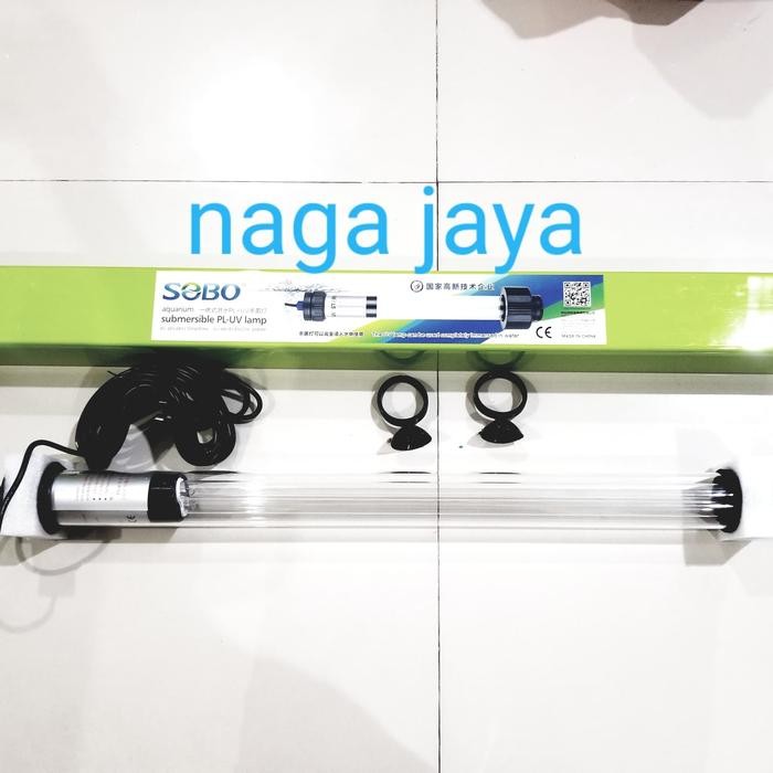 PREMIUM lampu uv anti lumut kolam sobo pl-uv 75 watt 75watt free bubble wrap