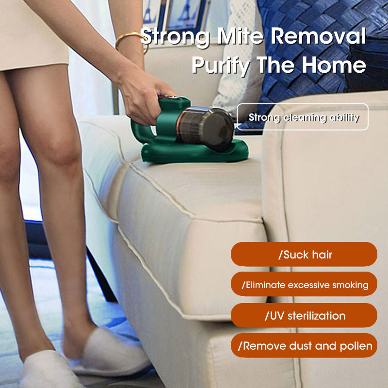 Penghilang Tungau Vakum Pembersih Nirkabel Rumah Tangga Otomatis Mesin Pembersih Sterilisasi Tungau 