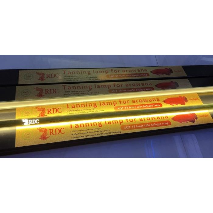 PREMIUM Lampu Tanning RDC T5 2700K lamp celup 93cm 113cm 93 113 cm arwana aro