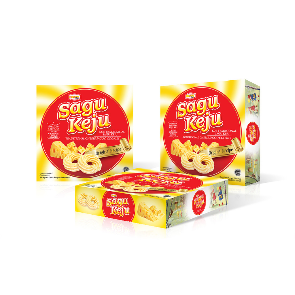 

Happy Sagu Keju Premium (1 Karton isi 12 Pack)