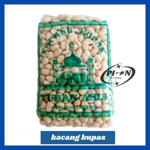 

Paket 3 bungkus kacang kupas asli tuban Berat 1 Bungkus 350 Gram - Kacang Tuban