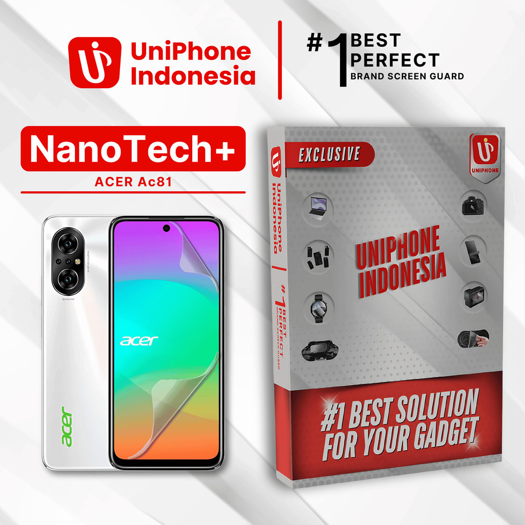 UniPhon EPU BIO GENESIS Hydrogel for Acer AC81 / Screen Guard (Nanotech+ 100% Recycle) Premium Hidro