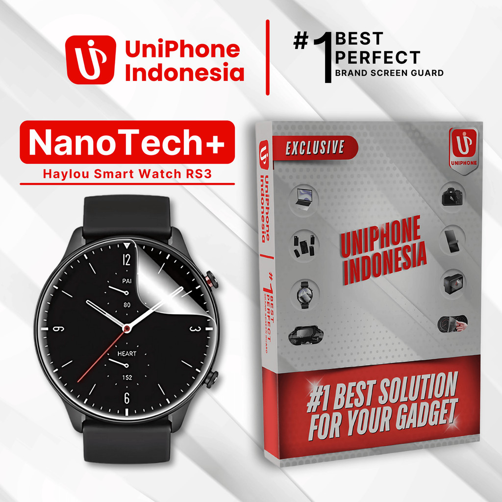 UniPhon EPU BIO GENESIS Hydrogel for Haylou Smartwatch RS3 / Screen Guard (Nanotech+ 100% Recycle) P