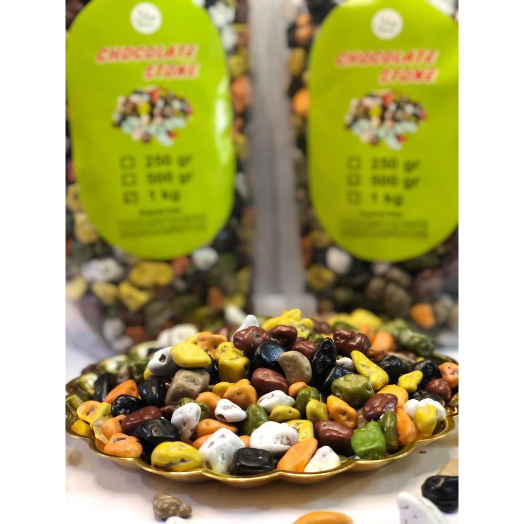 

Coklat turkey /Coklat Batu krikil Ukuran 1kg-500gr