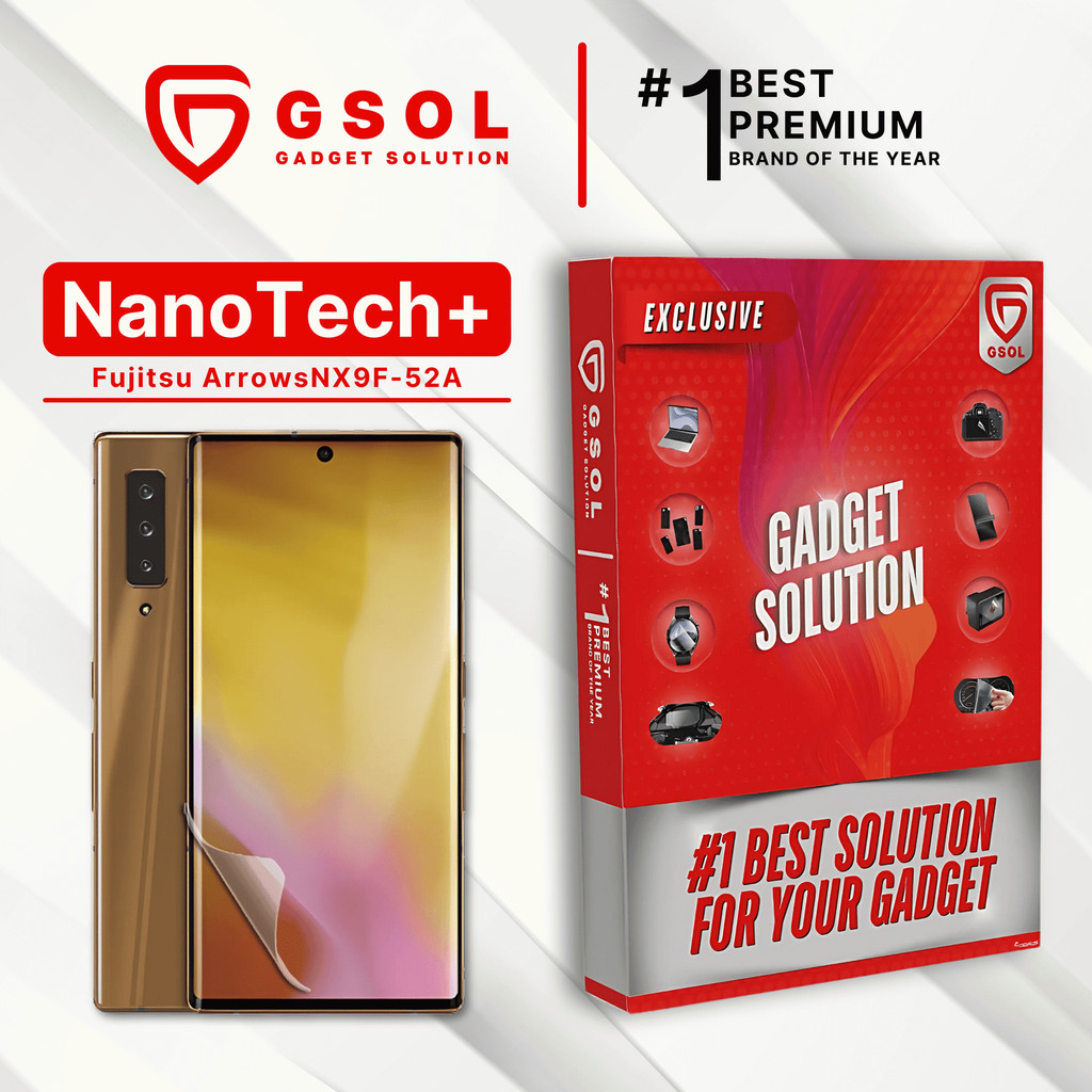 GSOL EPU BIO GENESIS Hydrogel for Fujitsu Arrows NX9 F-52A / Screen Guard (Nanotech+ 100% Recycle) P