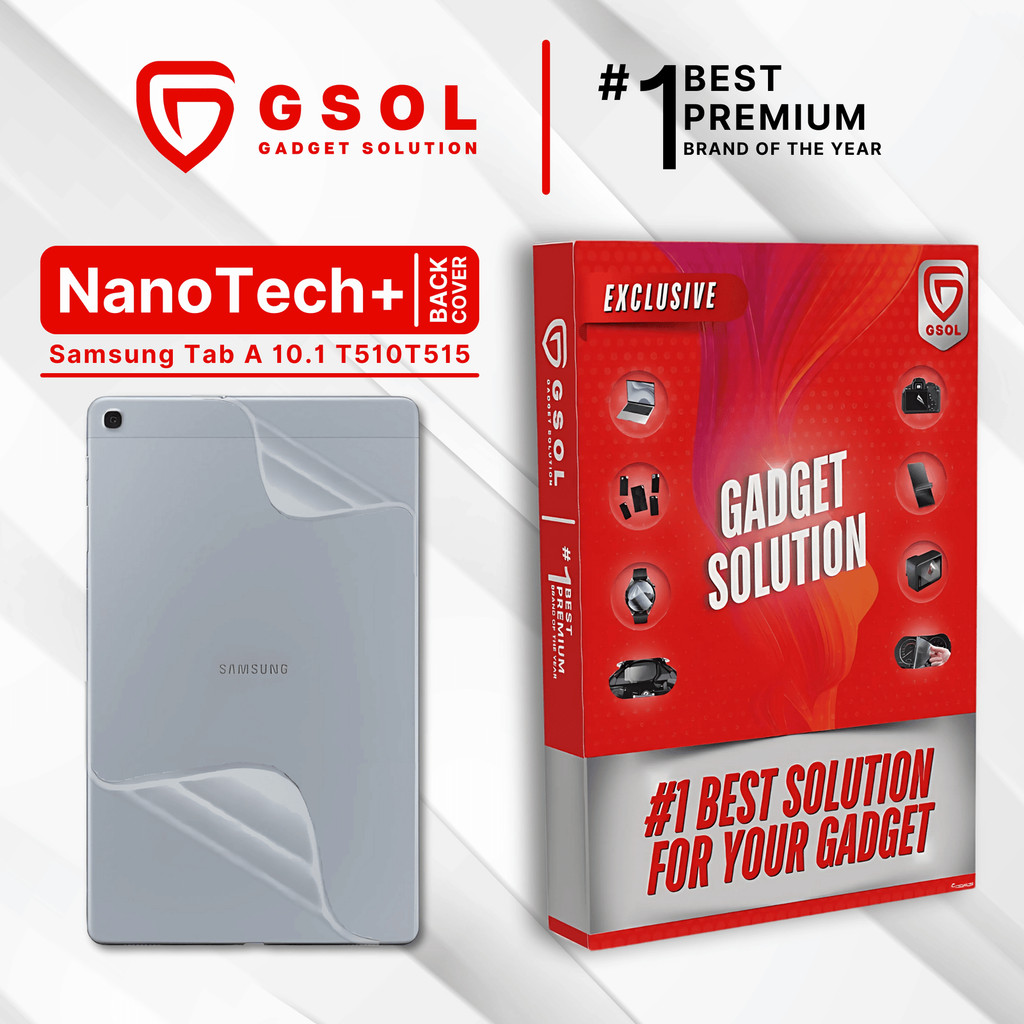 GSOL EPU BIO GENESIS Hydrogel for Samsung Tab A 10.1 2019 T510 T515 / Back Cover Guard (Nanotech+ 10