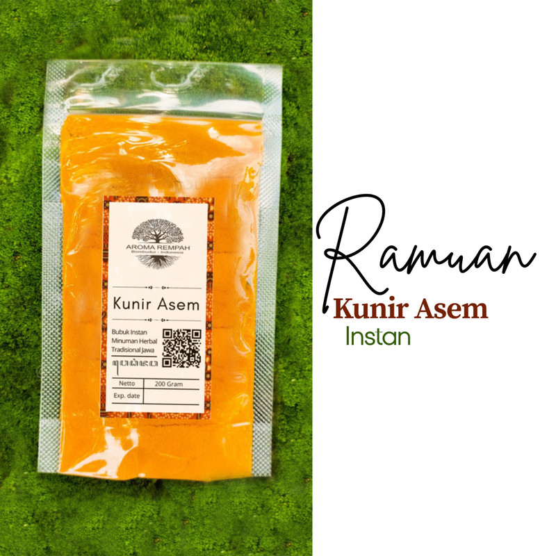 

Kunir Asem Bubuk Instan – Jamu Tradisional Praktis & Menyegarkan