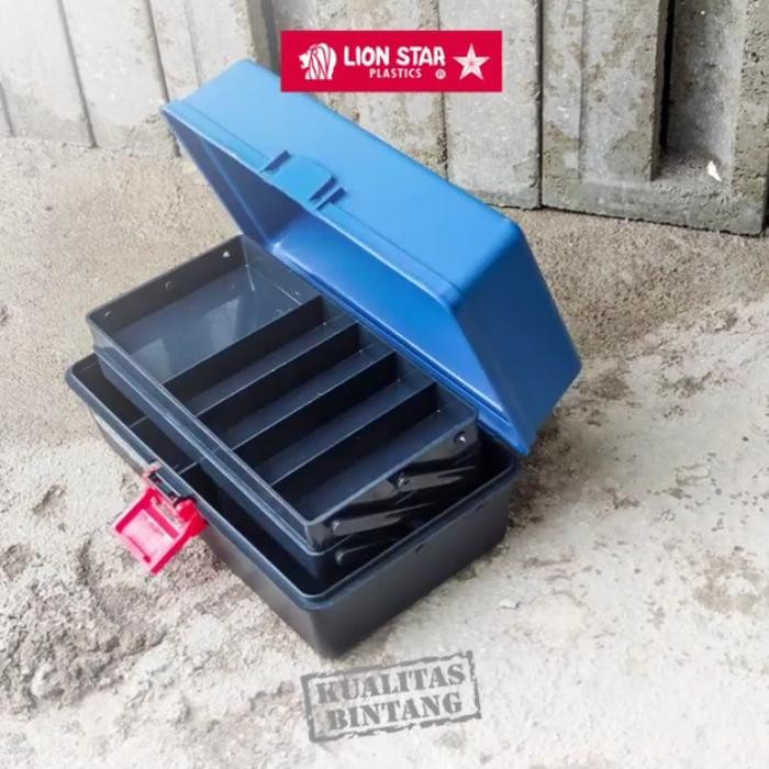 Product Laris Tool Box Toolbox Lion Star Kotak Perkakas Tamiya Susun Alat Pancing