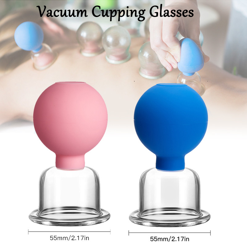 Vacuum Cupping Glasses Masssager Body Cup Facial Skin Lifting Cupping Therapy Massage For Face Anti