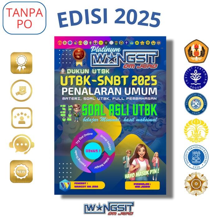 

TERLARIS BUKU WANGSIT OM JERO PENALARAN UMUM UTBK SNBT 2025 FULL MATERI DAN PEMBAHASAN DENGAN SOAL