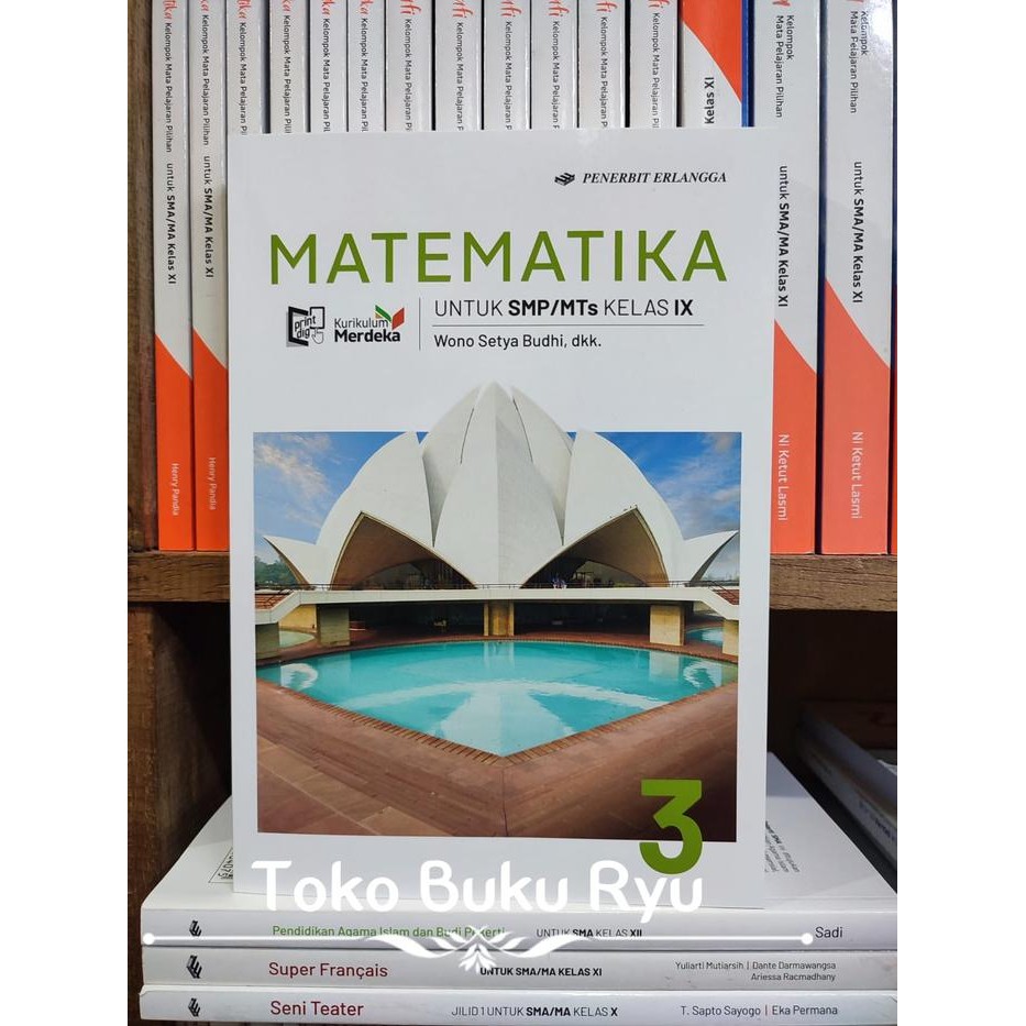 

SALE BUKU MATEMATIKA KELAS 3/9 SMP KURIKULUM MERDEKA ERLANGGA READY