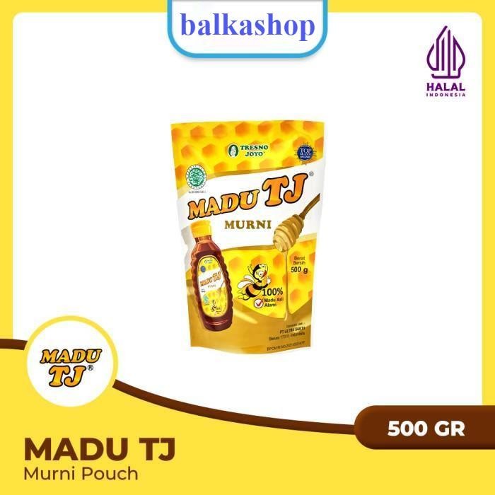 

Caraka.store1 Madu TJ Murni Pouch 500gr Alami Honey Syrup