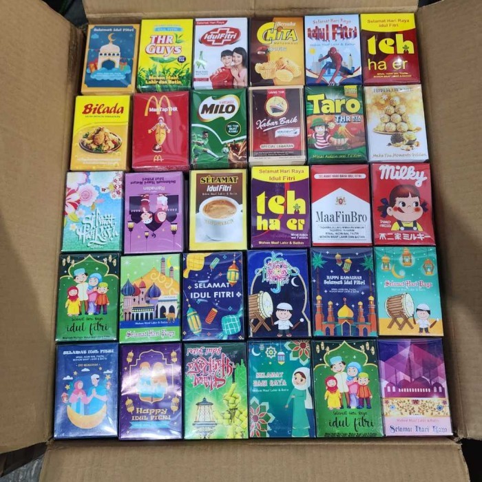 

*****] TERBARU Angpao Lebaran Mika isi 50 Amplop Selamat Idul Fitri Snack