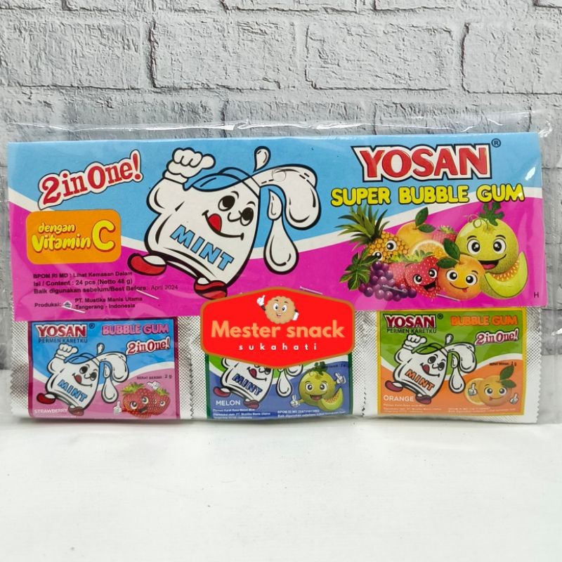 

Permen Karet Yosan 2 in 1