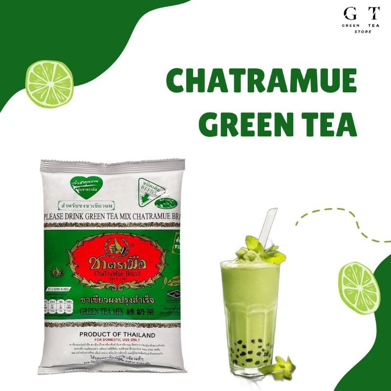 

llyback - ORI CHATRAMUE GREEN TEA DAUN 200GR