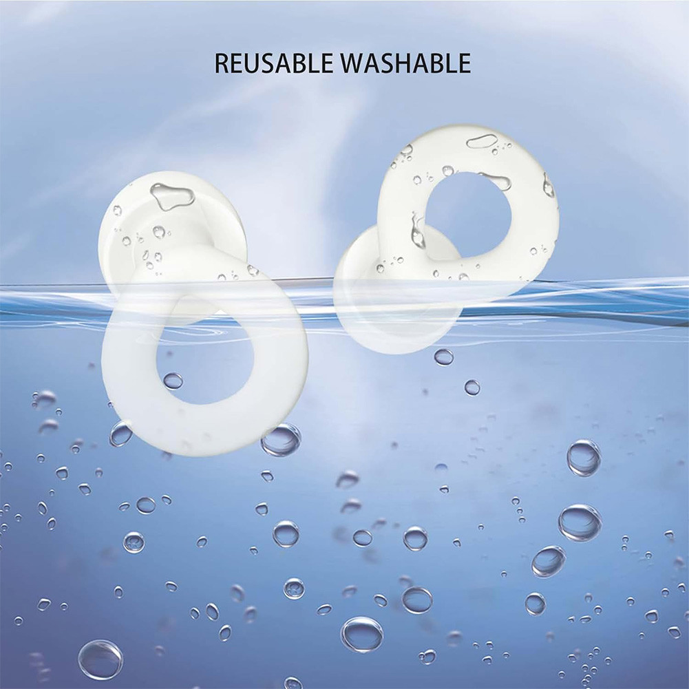 Silicone Ear Protector Reusable Sleeping Ear Plug Swimming Ear Plug Protection For Sleep Focus Study