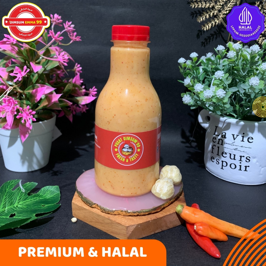 

Saus Mentai Dimsum Emma 99 - Lezat dan Creamy 250 Gram dan 1 liter