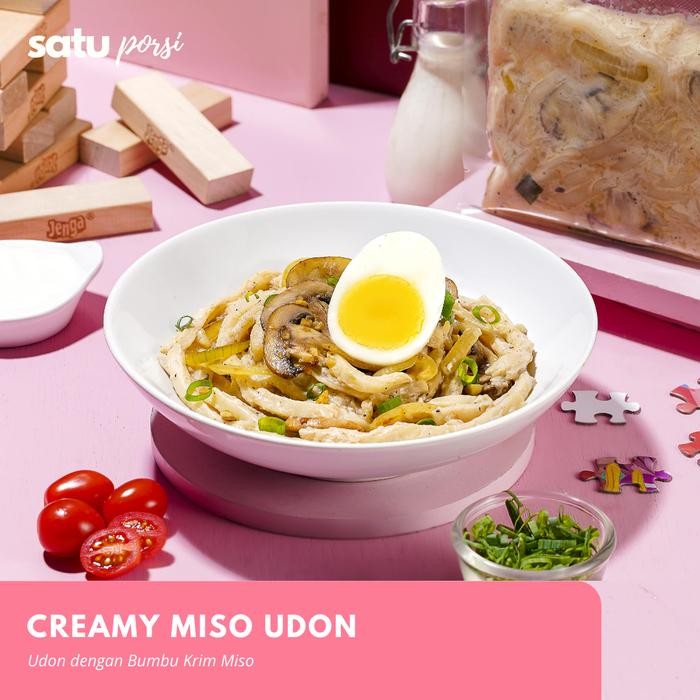 

Promo Terbatas Frozen Food Satu Porsi Creamy Miso Udon Aman