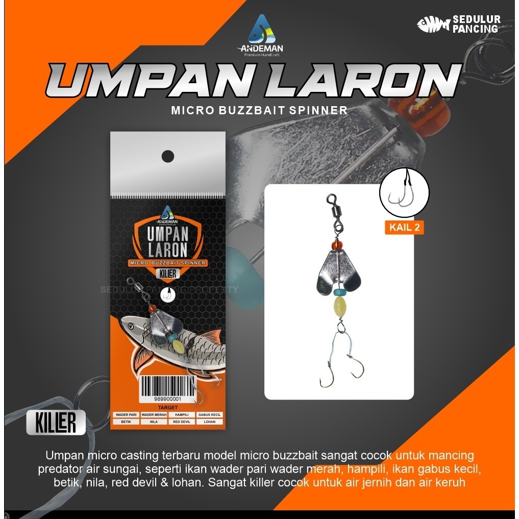 UMPAN RAYAP UMPAN LARON LURE RAYAP UMPAN CASTING WADER MICROFISHING UMPAN WADER GLOW IN THE DARK