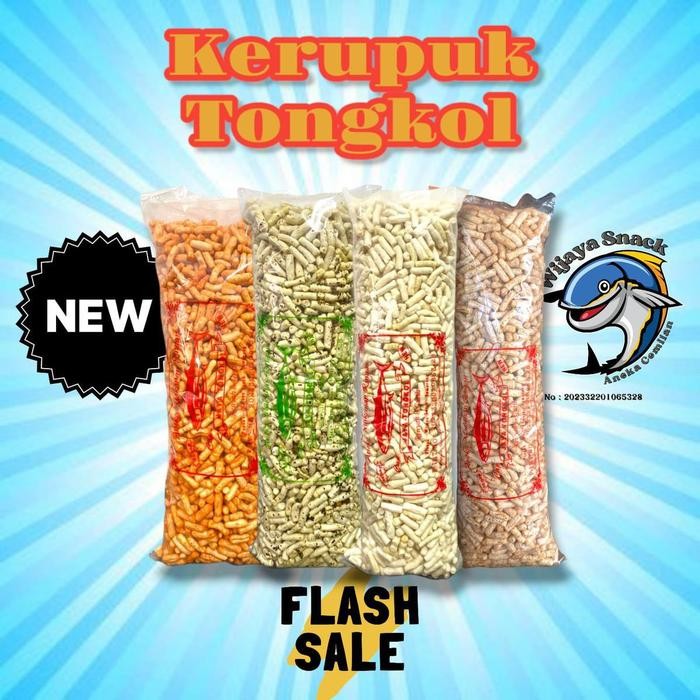

JTTOP" (1KG) KERUPUK TONGKOL ATAU STIK TONGKOL JAYA TONGKOL CEMILAN FOOD SNACK GURIH PEDAS JAJANAN