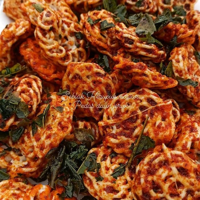 

JTTOP" SEBLAK KERUPUK MAWAR PEDAS 500 GRAM / CEMILAN / FOOD