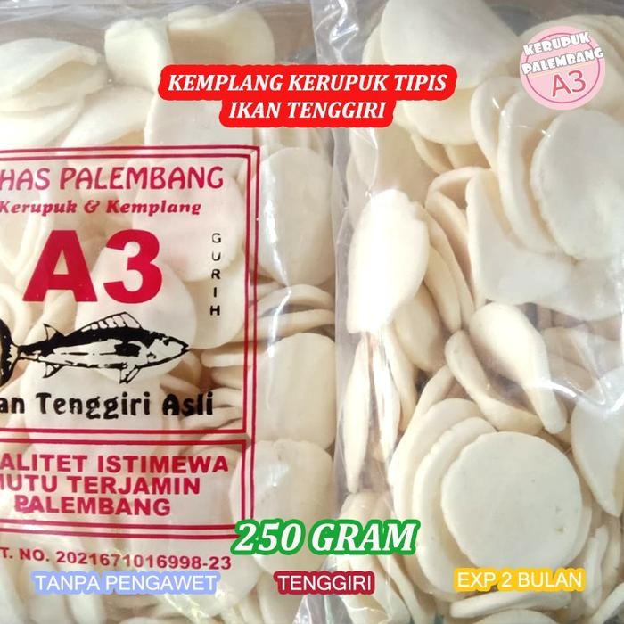 

JTTOP" KEMPLANG TIPIS SUPER IKAN TENGGIRI KERUPUK TIPIS IKAN KEMPELANG KRUPUK