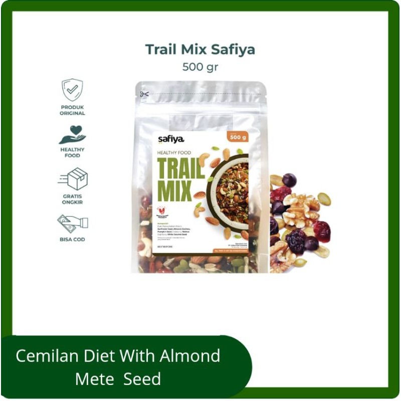 

TRAIL MIX SAFIYA 500 GR BERRY NUT ORGINAL/SNACK DIET