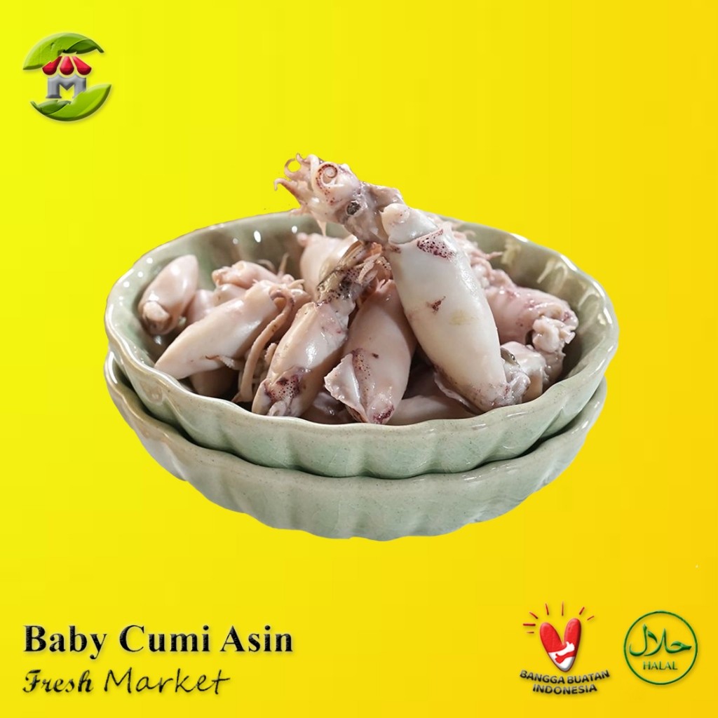 

[JAKBAR] Baby Cumi Asin Pack 250gr