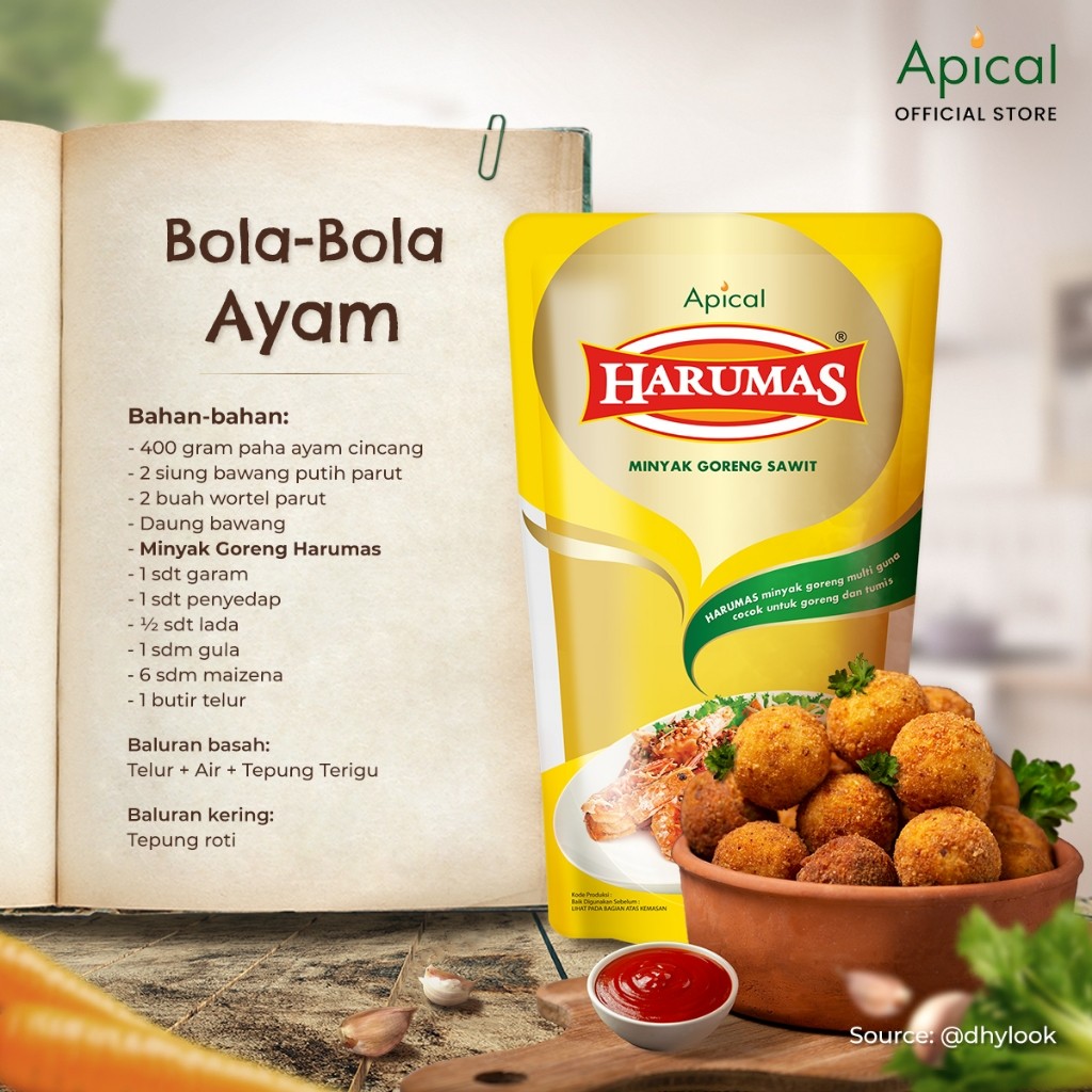 

HARUMAS Minyak Goreng Standing Pouch 1L