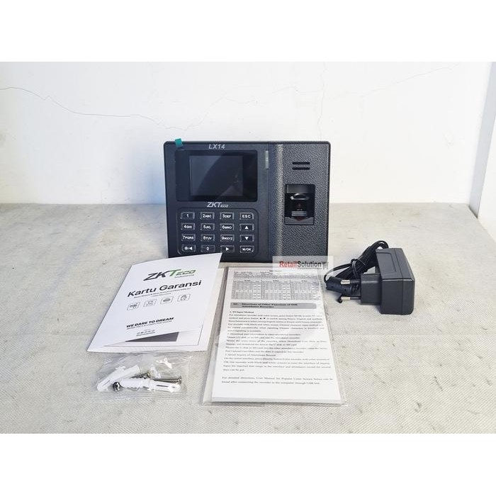 MESIN ABSENSI SIDIK JARI SSR USB - ZKTECO LX14 / LX-14 FINGERPRINT TERMURAH