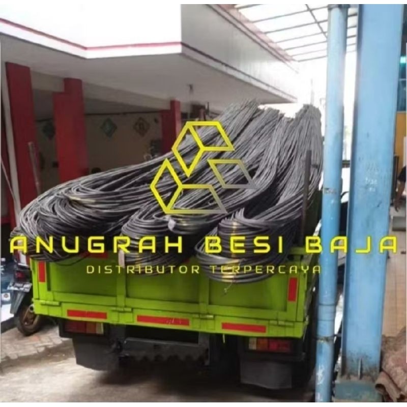 Besi Beton FULL SNI Ulir/Polos 6mm/8mm/10mm/12mm/13mm/16mm/19mm AP