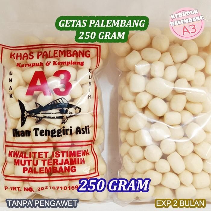 

JTTOP" KERUPUK GETAS PALEMBANG NO 2 GETAS IKAN TENGGIRI 250GR