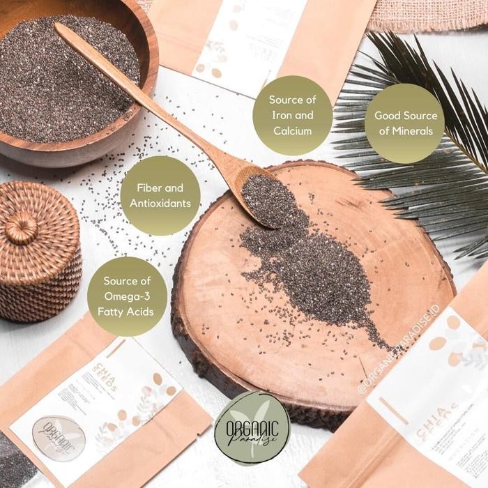 

JTTOP" ORGANIC CHIASEED MEXICO 1 KG PREMIUM QUALITY ORGANIC PARADISE