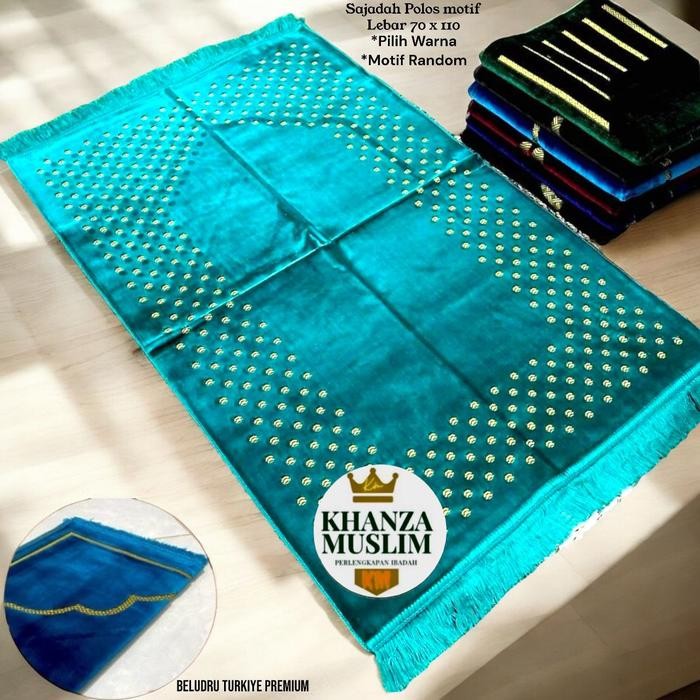 SAJADAH ZIRVUE POLOS /TURKIYE TEBAL
