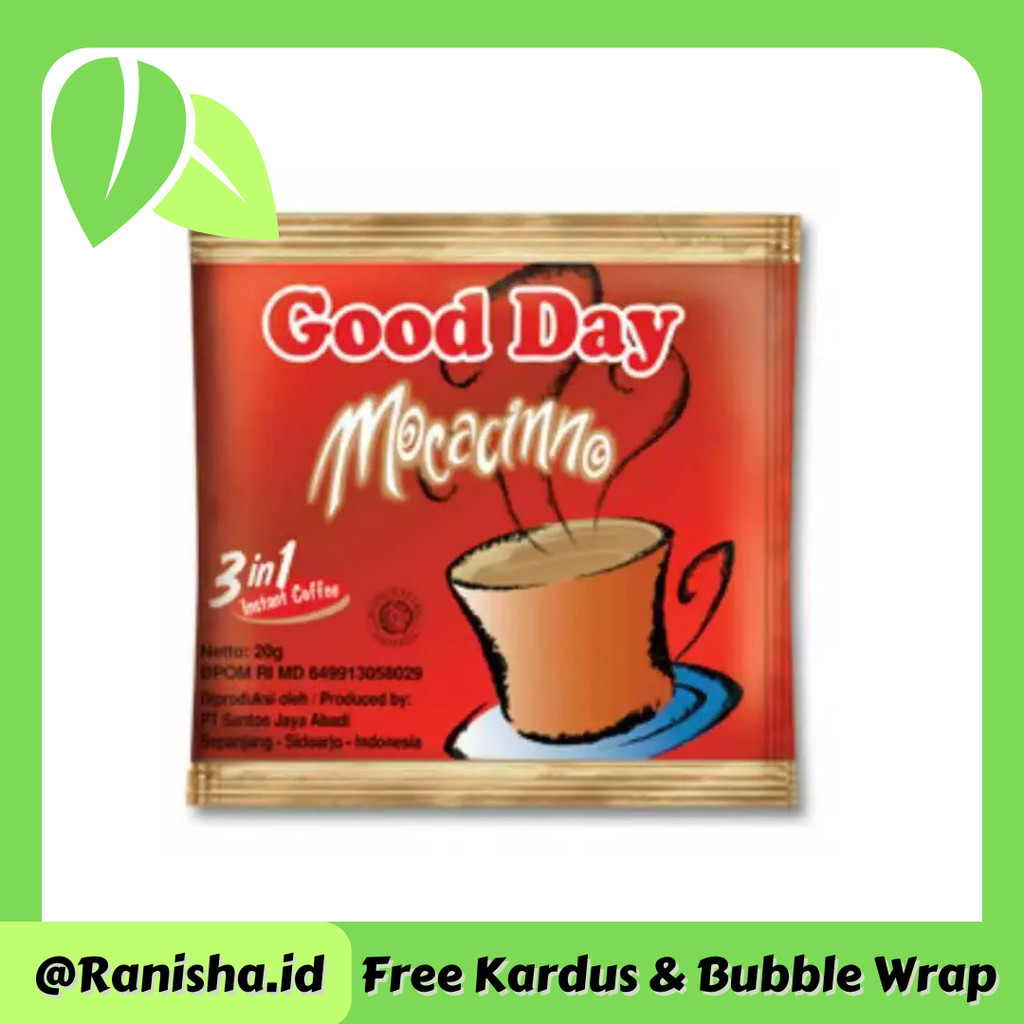 

[ BISA COD ] Good Day Kopi Instant - Mocacinno Sachet 25gr