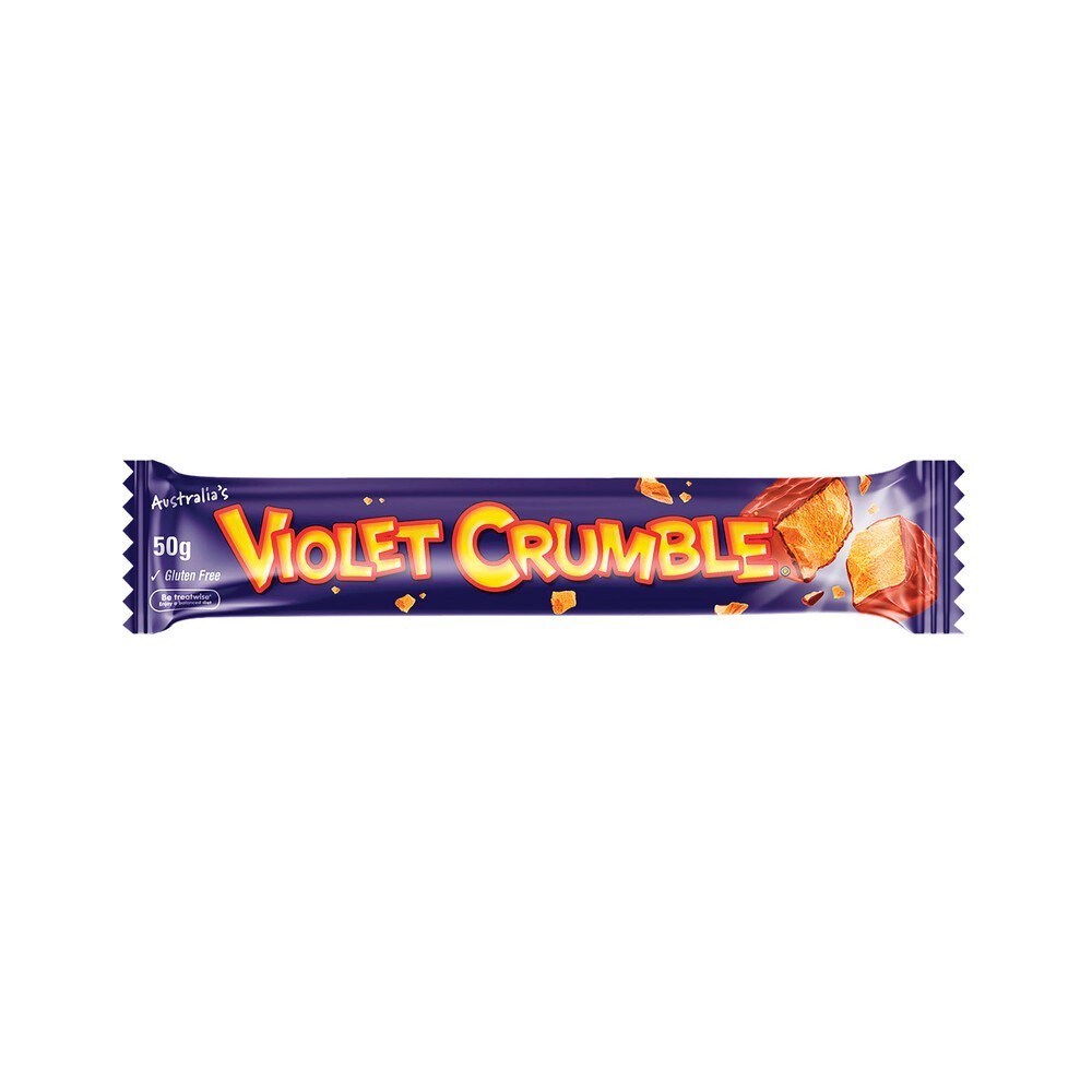 

Restokobar Violet Crumble Gluten Free Chocolate Bar 50G Australia