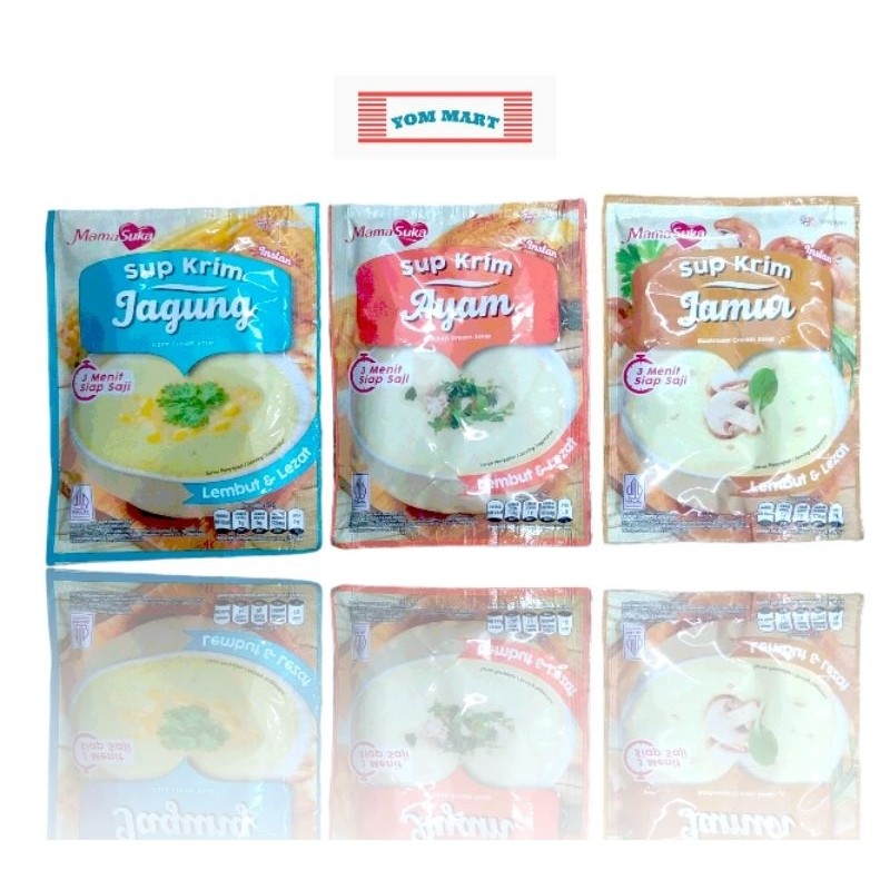

Omahjajanan Mamasuka Sup Krim T Jamur, Jagung, Ayam 55G Bubur Krim T
