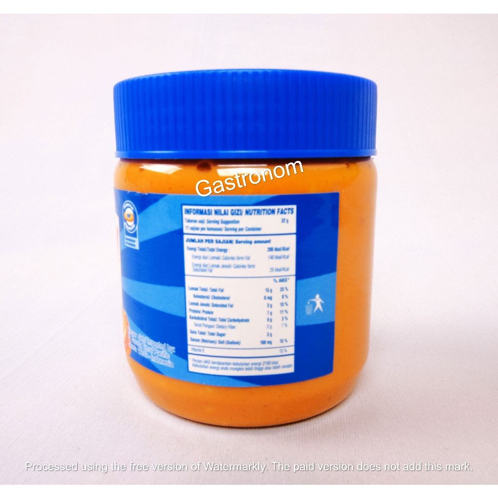 

Restokobar Skippy Chunky Peanut Butter / Selai Kacang 340Gr