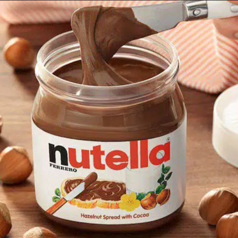 

Sega Tungtung Selai Coklat Nutella / Nutela 200Gr / Nutella 350Gr