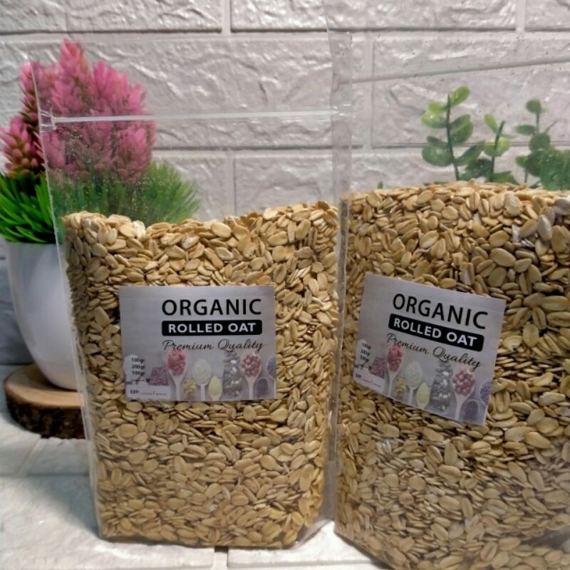 

Sega Tungtung Australian Rolled Oat Gandum Utuh Gandum Kasar 500G Havermut Overnight Oat Organik