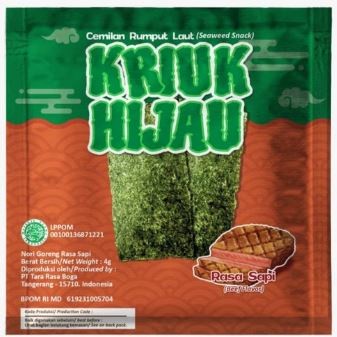 

Eumsig Camilan Rumput Hijau Kriuk Hijau Isi 12 X 4Gr