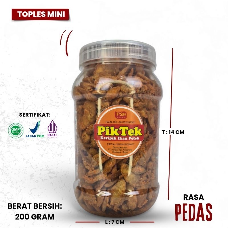 

Restokobar Baby Fish Ikan Petek Crispy Kemasan Toples 200G