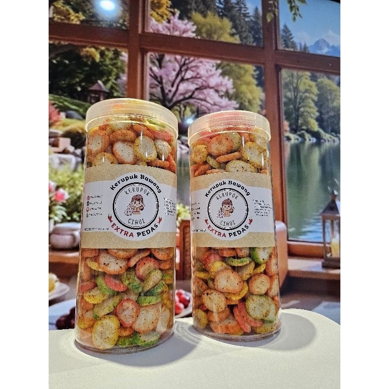 

Omahjajanan Kerupuk Bawang Extra Pedas