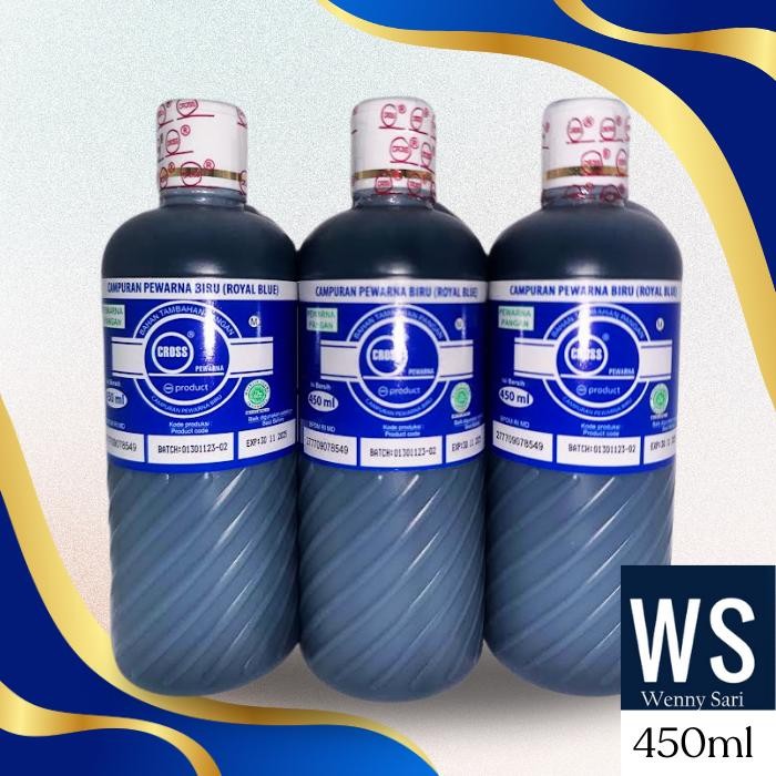 

SALE TERHOTT PEWARNA ROYAL BLUE CROSS FOOD COLORING OIL BASED 450 ML READYY