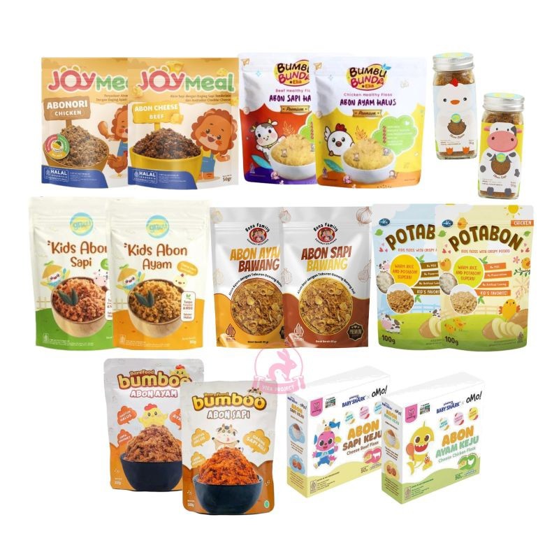 

Sega Tungtung Abon Mpasi Grouu Omo Yummy Bites Grouu Bumboo Potabon Bona Family/Potabon/Joymeal-