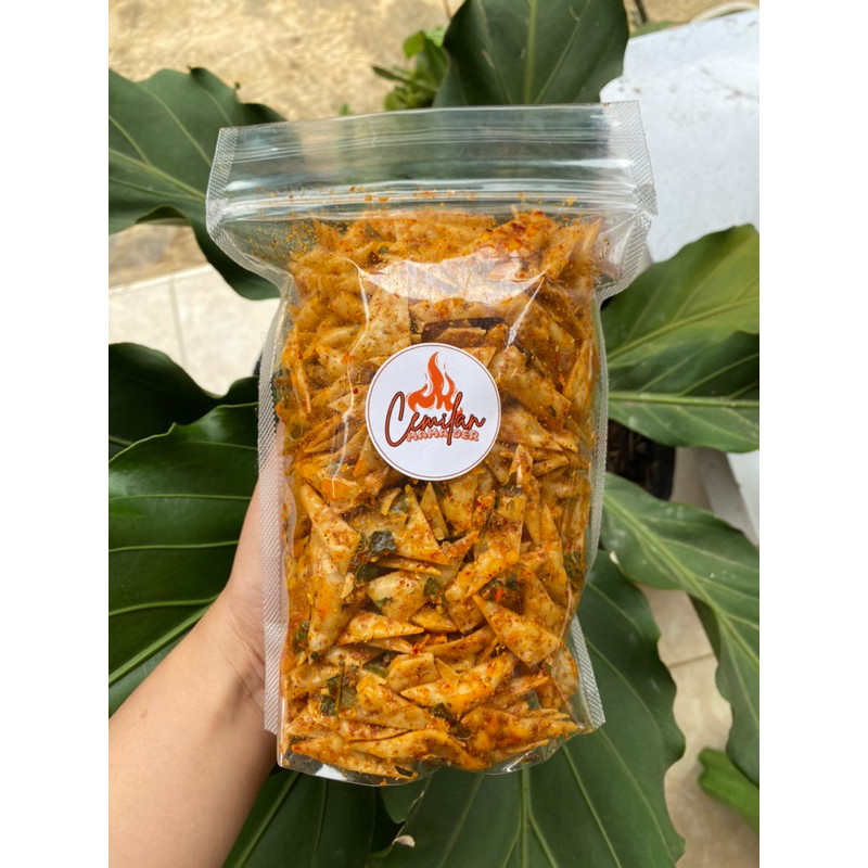 

Eumsig Pangsit Goreng Keripik Pangsit Pedas Daun Jeruk 250 Gr