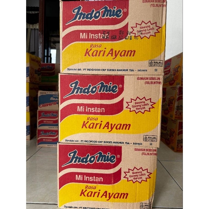 

Sega Tungtung Indomie Kari Ayam 1 Dus Isi 40 Pcs